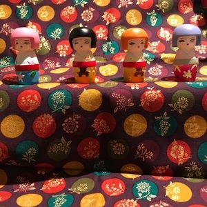 NWT 4pc Kokeshi doll japanese kawaii hello mochi